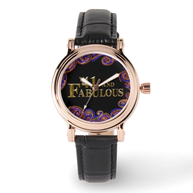 41e verjaardag horloge (Voorkant)