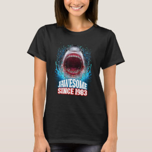 41e verjaardag Jawesome sinds 1983 Shark 41 jaar O T-shirt