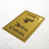 41e verjaardag Partij — Legant Manuscript + de Naa Folie Uitnodiging (Gedraaid)