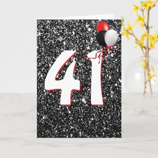 41e verjaardag van de ballonnen op de zwarte Kaart (Gele Bloem)