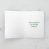 41e verjaardag: Vuurwapenpatroon met vuursteentje  Kaart (Binnen)