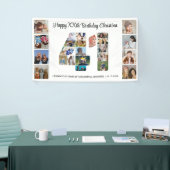 41e verjaardagsfeest Nummer 41 Fotocollage Spandoek (Beurs)