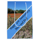 41ste Jubileum voor bruiloft Medium Cadeauzakje (Achterkant)