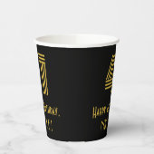 41ste verjaardag: Art Deco Geïnspireerde look "41" Papieren Bekers (Links)