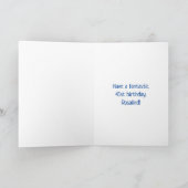 41ste verjaardag: Fun Graffiti-geïnspireerde regen Kaart (Binnen)