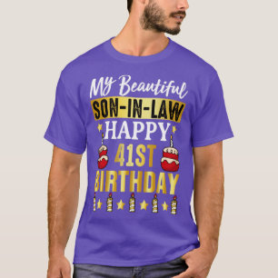 41ste verjaardag Zoon in wet T-shirt