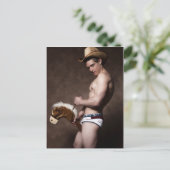 42067a Cowboy Briefkaart (Staand voorkant)