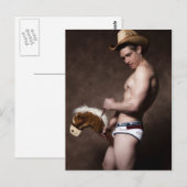 42067a Cowboy Briefkaart (Voorkant / Achterkant)