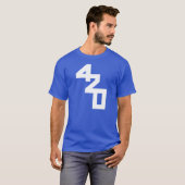 420 zeilen t-shirt (Voorkant volledig)