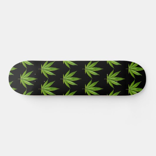 420WeedArmy 7/8-inch zwart Persoonlijk Skateboard (Horizontaal)