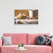 4211 Eieren en pitcher stilstaand Canvas Afdruk (Insitu (Woonkamer))