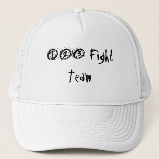 423 gevechtsteam trucker pet (Voorkant)