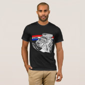 426 HEMI Blown V8 Engine T-shirt (Voorkant volledig)
