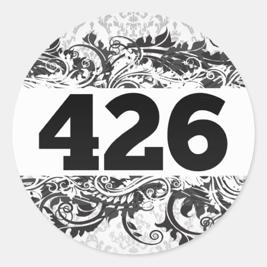 426 RONDE STICKER (Voorkant)