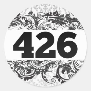 426 RONDE STICKER