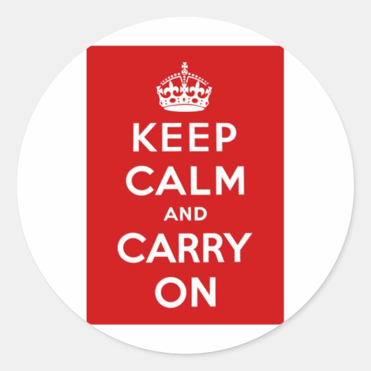 426px-Keep-rust-en-carry-on.svg.png Ronde Sticker (Voorkant)