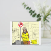 427 ex vrouw betere advocaat Cartoon Briefkaart (Staand voorkant)