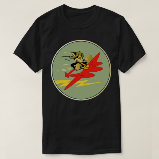 428th Fighter SQ 474th Fighter Group 9th AF wo Txt T-shirt (Design voorkant)