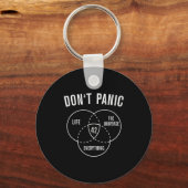 42 Answer To Life Universe And Everything Don't Pa Sleutelhanger (Voorkant)