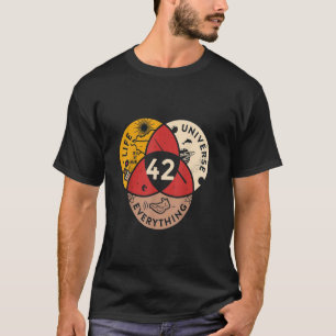 42 Antwoord Op Leven Universum en Alles Wetenschap T-shirt