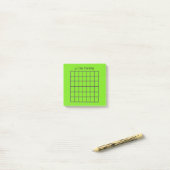 42 dagen Tracker Groene Sticky Notes (Op bureau)