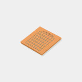 42 dagen Tracker Sinaasappel Sticky Notes (Schuin)