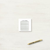 42 dagen Tracker Witte Sticky Notes (Op bureau)