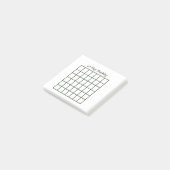 42 dagen Tracker Witte Sticky Notes (Schuin)
