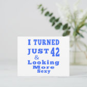42 design briefkaart (Staand voorkant)