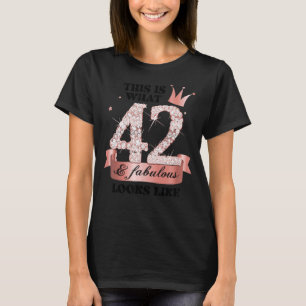 42 & Fabulous I Roos and White Party Group Candid T-shirt