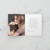 42 & Fabulous Orchid Photo Birthday Greeting Card Kaart (Binnen)