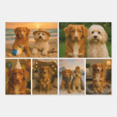 42 Fotocollage Gepersonaliseerde Sjabloon Inpakpapier Vel (Voorkant 3)