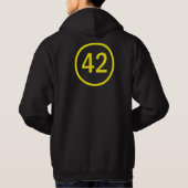 42 in een cirkel hoodie (Achterkant)