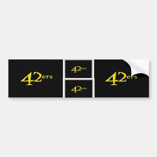 42-inch Bumpersticker (Voorkant)