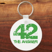 42 is de Sleutelhanger Antwoord (Voorkant)
