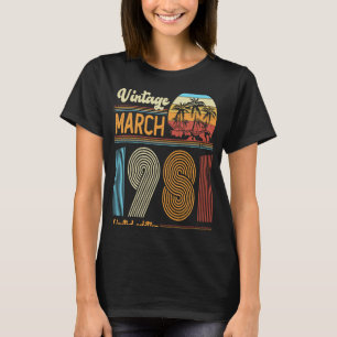42 jaar geboortedag maart 1981 Vrouwen T-shirt