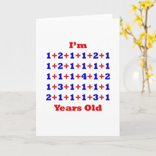 42 jaar oud! kaart (Gele Bloem)