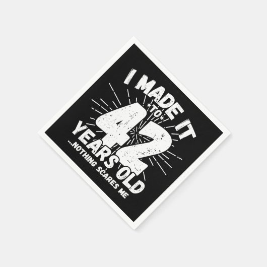 42 Jaar Oud Sarcastisch Meme Grappig 42e Verjaarda Servet (Hoek)