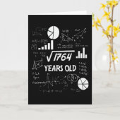 42 jaar oude Bday Wiskunde Teacher 42e verjaardags Kaart (Gele Bloem)