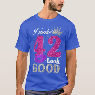 42 jaar oude cadeautjes 42e verjaardag ik maak 42 t-shirt
