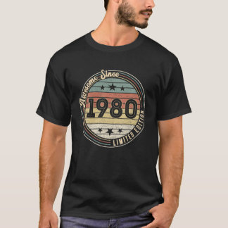 42 jaar oude geboorte Gifts Geweldige 1980 Limited T-shirt