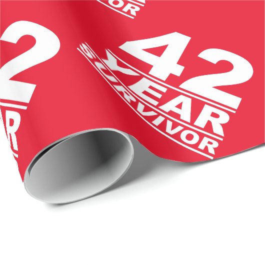 42-jarige overlevende cadeaupapier (Rol Hoek)