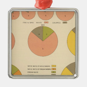 42 Populatie, elementen 1790-1900 Metalen Ornament