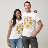 42 Populatie, elementen 1790-1900 T-shirt (Unisex)