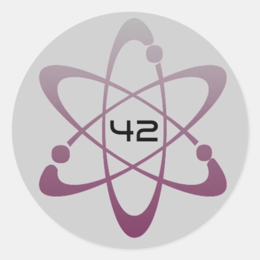 42 RONDE STICKER (Voorkant)