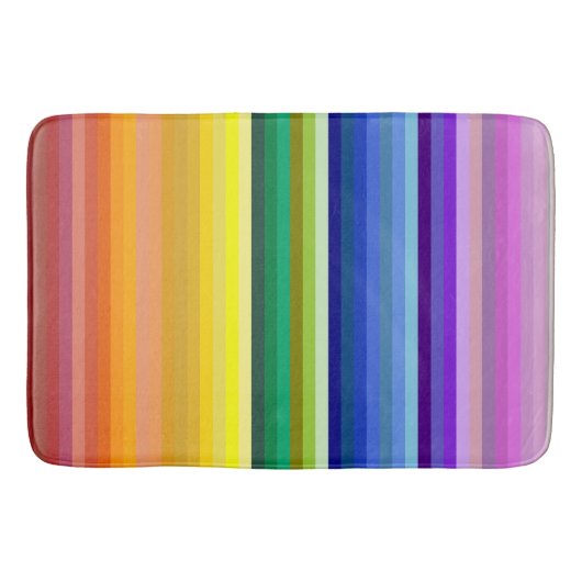 42 Strepen Rainbow Spectrum Badmat (Voorkant)