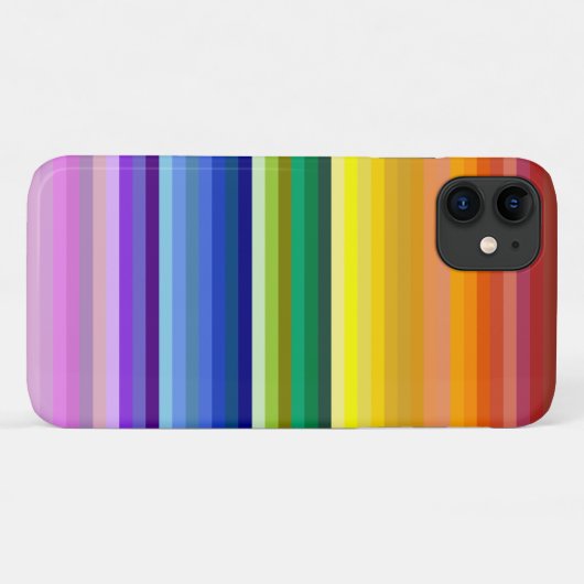 42 Strepen Rainbow Spectrum Case-Mate iPhone Case (Achterkant (horizontaal))