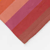 42 Strepen Rainbow Spectrum Fleece Deken (Hoek)