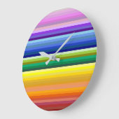 42 Strepen Rainbow Spectrum Grote Klok (Hoek)
