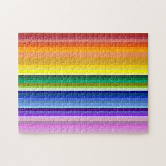 42 Strepen Rainbow Spectrum Legpuzzel (Horizontaal)